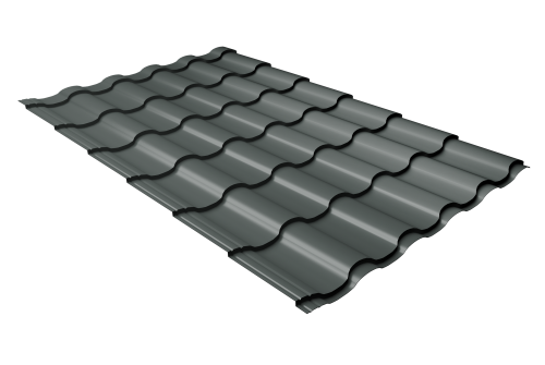 Профиль волновой кредо 0,45 PE RAL 7005 мышино-серый