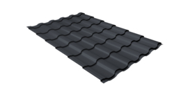 Профиль волновой кредо 0,45 PE RAL 7024 мокрый асфальт