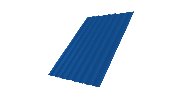 Профнастил С20В Дачный 0,3 PE RAL 5005 сигнальный синий