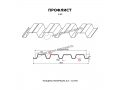 Профнастил Н-60 x 845 A NormanMP ПЭ 01 цвет 6005 0,5 мм