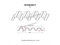 Профнастил Н75 x 750 А ПЭ 01 RAL 6005 0,65 мм