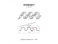 Профнастил н114 x 750 A покрытие ПЭ Полиэстер 01 RAL 7004 0,8 мм