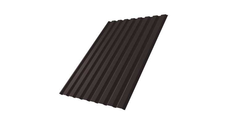 Профнастил С20A 0.45 Drap-double TX RAL 9005 черный