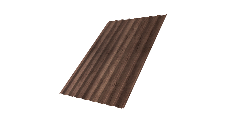 Профнастил С20B 0,45 Print Premium Almond Wood Fresh