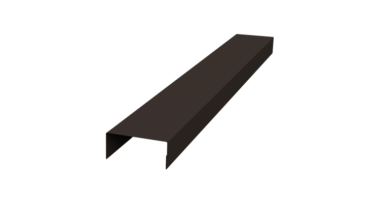 Крышка 45х20 жалюзи Texas 0,45 Drap TX RR 32 темно-коричневый (2м)